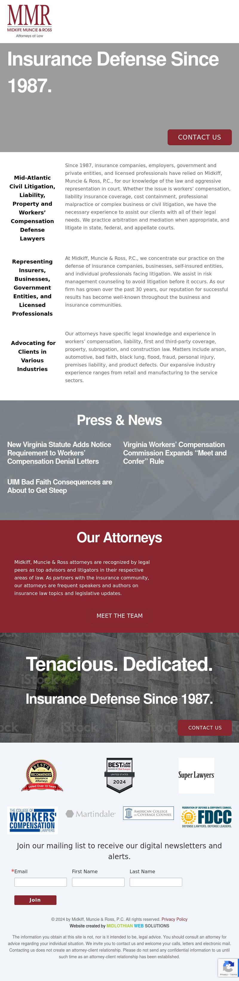 Midkiff, Muncie & Ross, P.C. - Oakton VA Lawyers