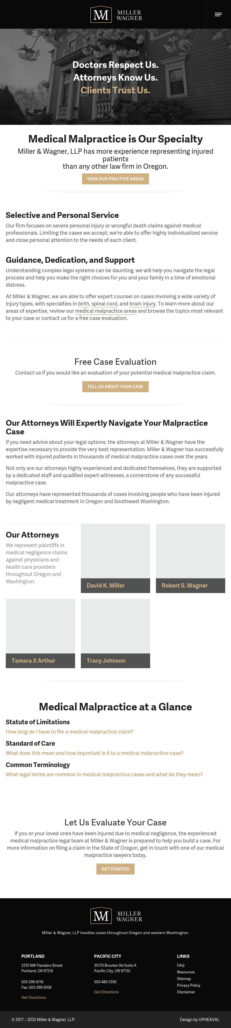 Miller & Wagner, LLP - Eugene OR Lawyers