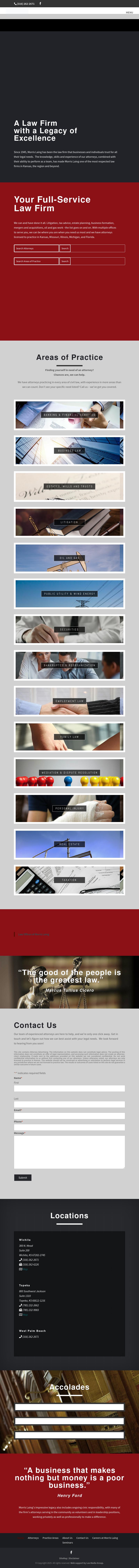 Morris Laing Evans Brock & Kennedy Chartered - Topeka KS Lawyers