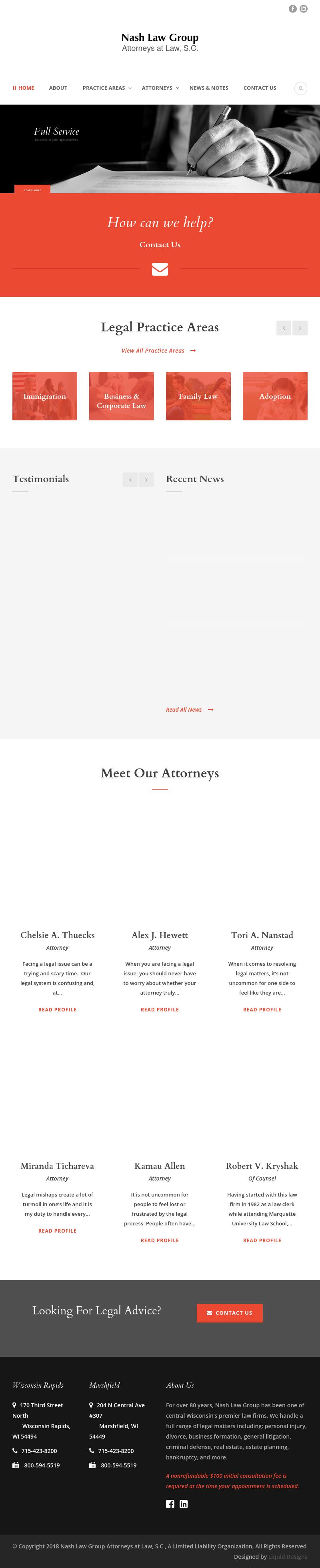 Nash Law Group Attorneys at Law, S.C. - Wisconsin Rapids WI Lawyers