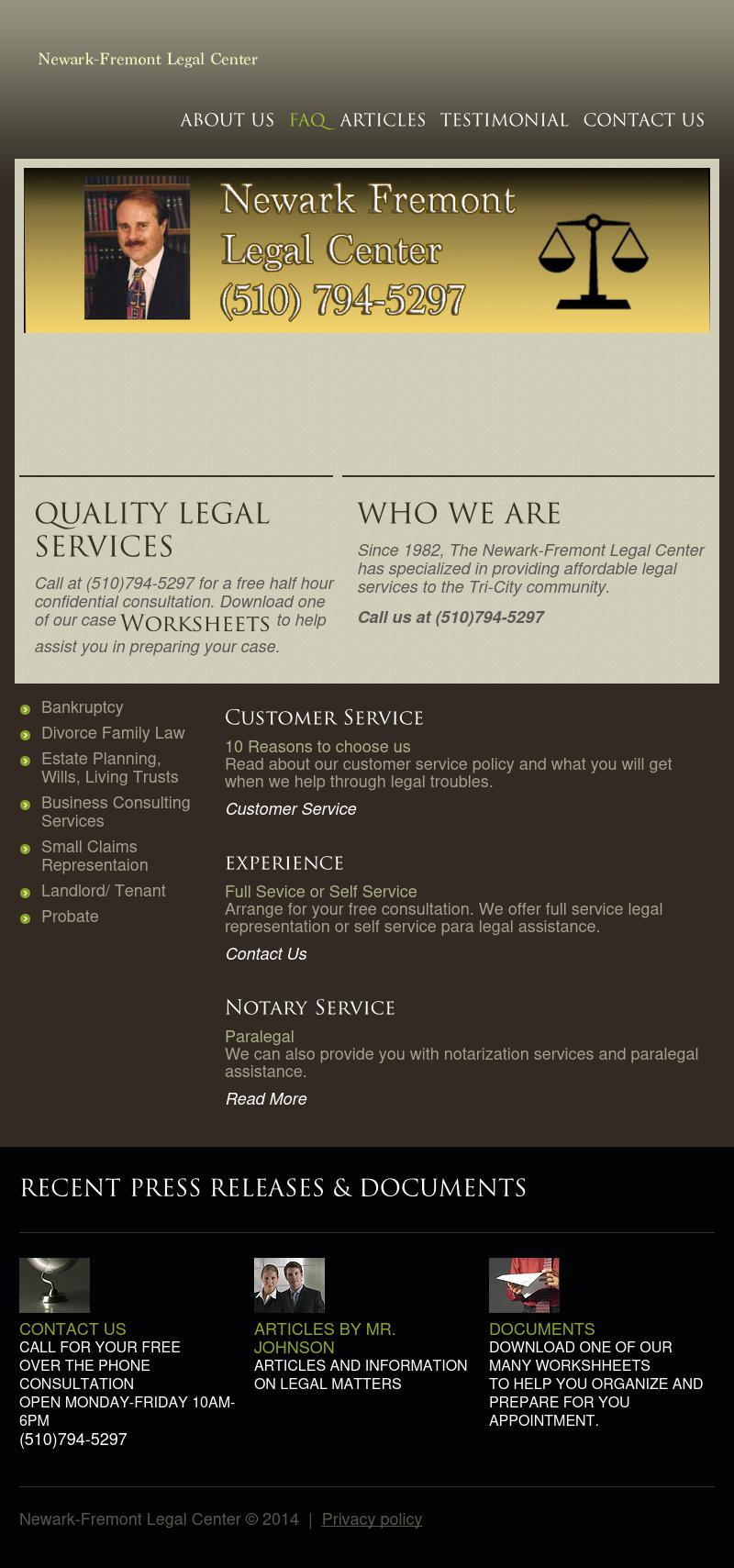 Newark-Fremont Legal Center - Fremont CA Lawyers