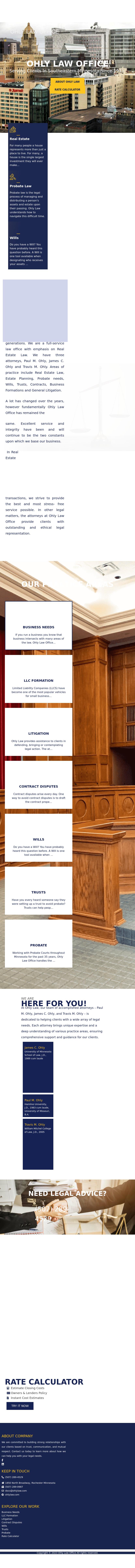 Ohly Law Office - Rochester MN Lawyers
