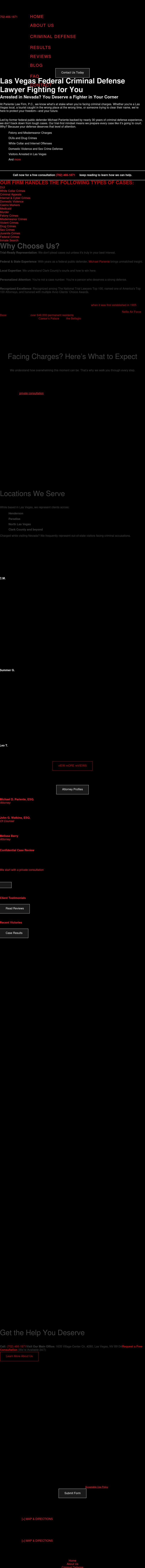 Pariente Law Firm, P.C. - Las Vegas NV Lawyers