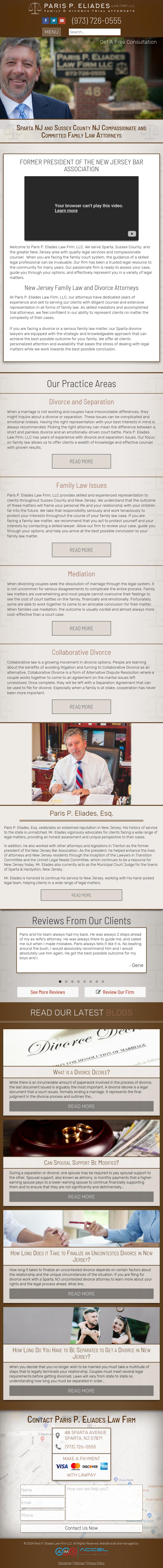 Paris P. Eliades Law Firm LLC - Sparta NJ Lawyers