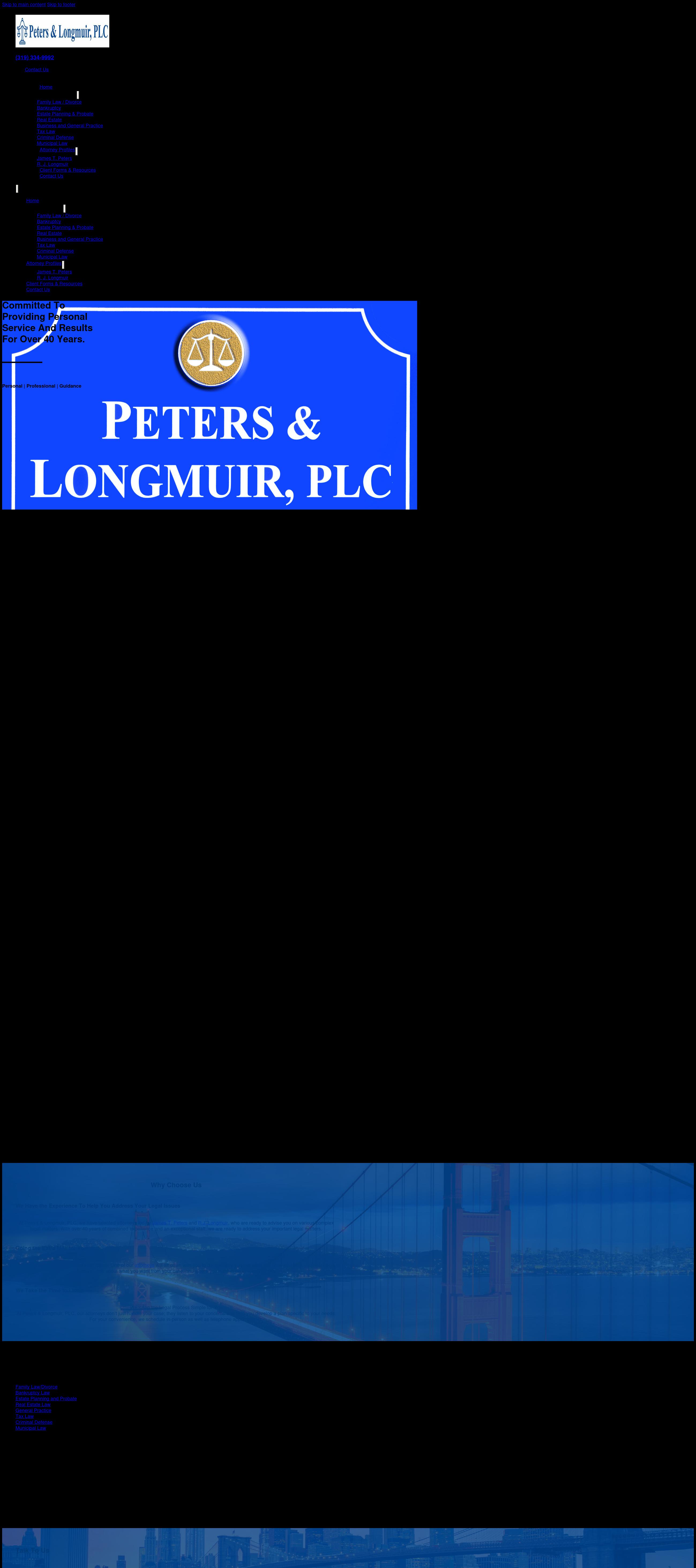 Peters Law Offices - Vinton IA Lawyers