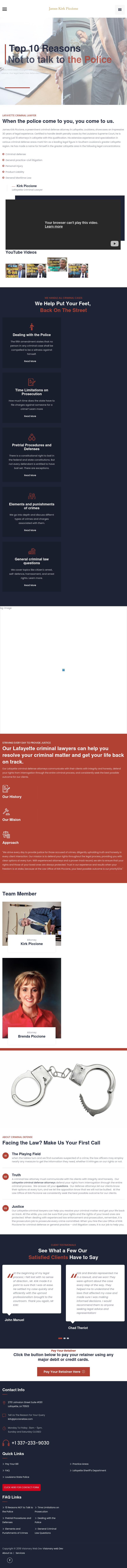 Piccione & Piccione - Lafayette LA Lawyers
