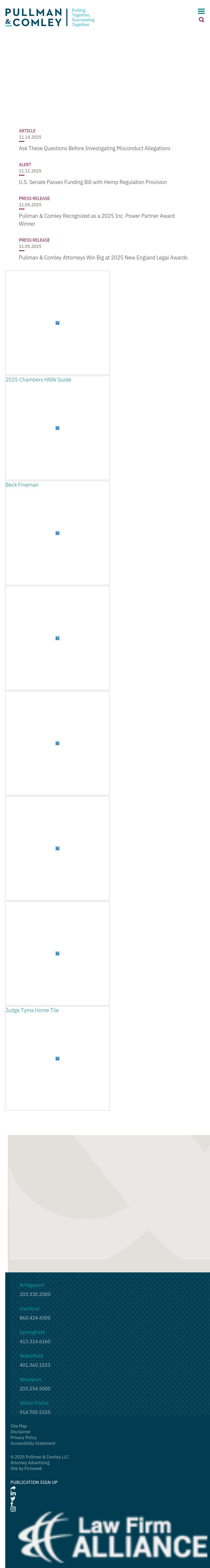 Pullman & Comley LLC - Waterbury CT Lawyers