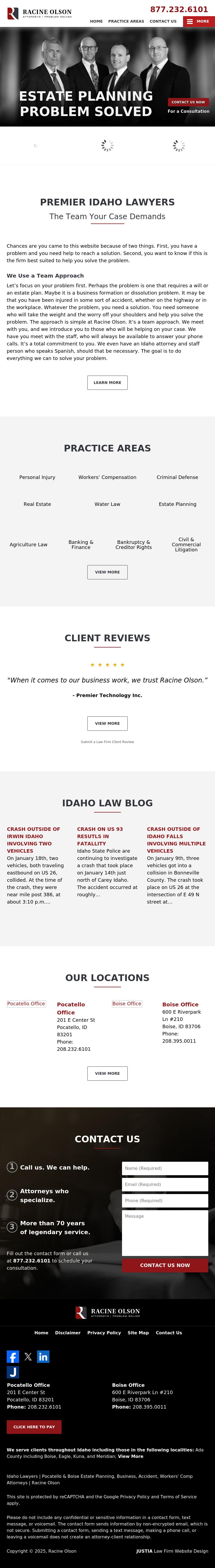 Racine Olson - Boise ID Lawyers