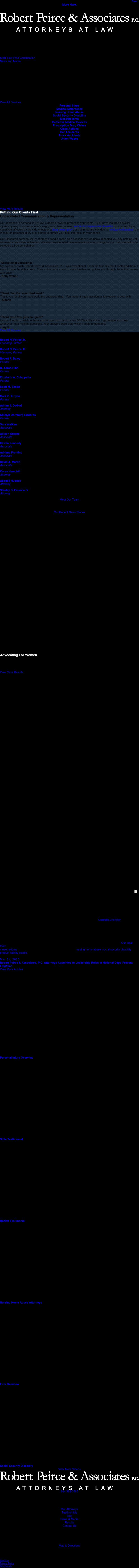 Robert Peirce & Associates, P.C. - Pittsburgh PA Lawyers