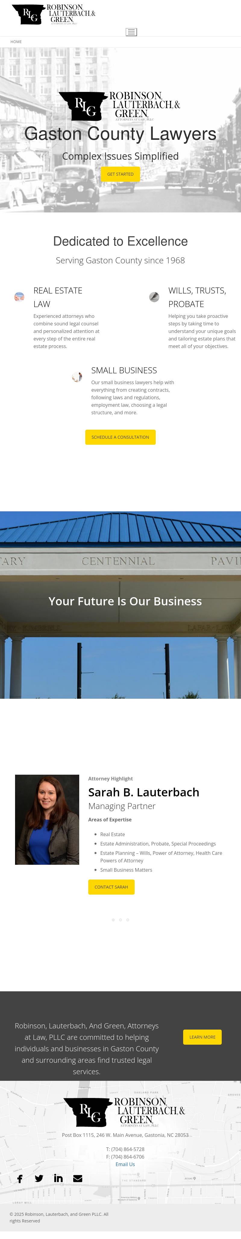 Robinson Law Firm - Gastonia NC Lawyers