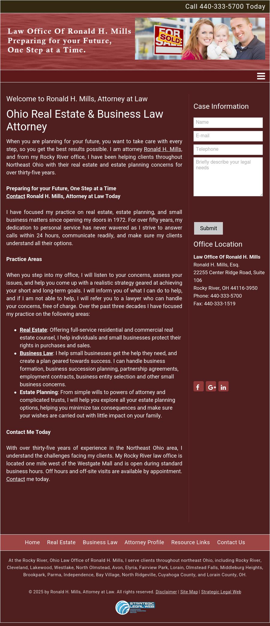 Ronald H. Mills & Associates - Rocky River OH Lawyers