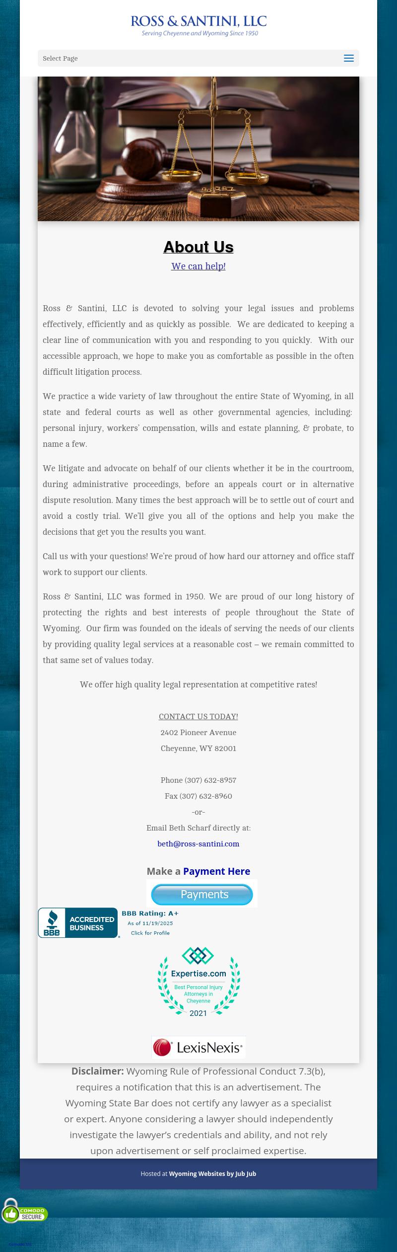 Ross Ross & Santini LLC - Cheyenne WY Lawyers