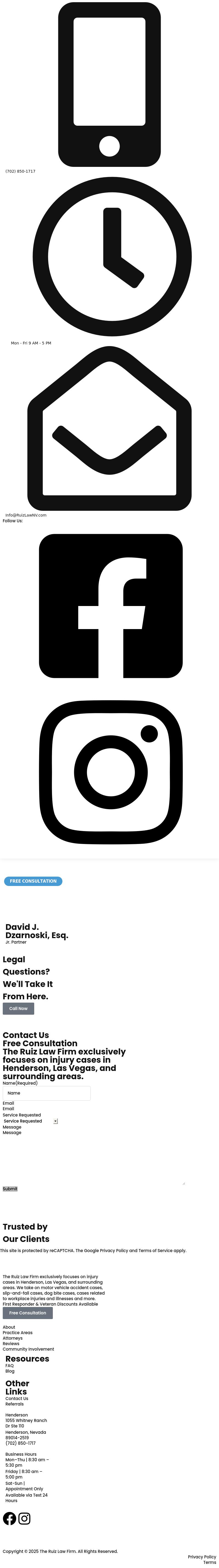 Ruiz Law Firm - Henderson NV Lawyers