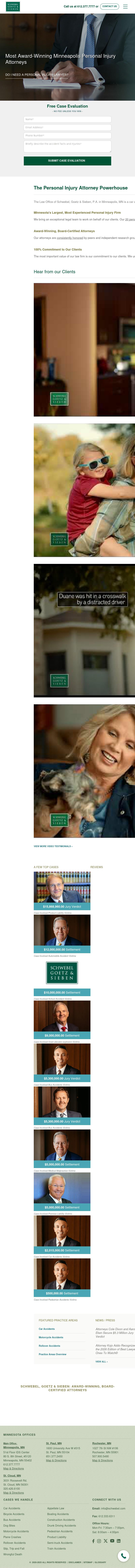 Schwebel, Goetz & Sieben, P.A. - Minneapolis MN Lawyers