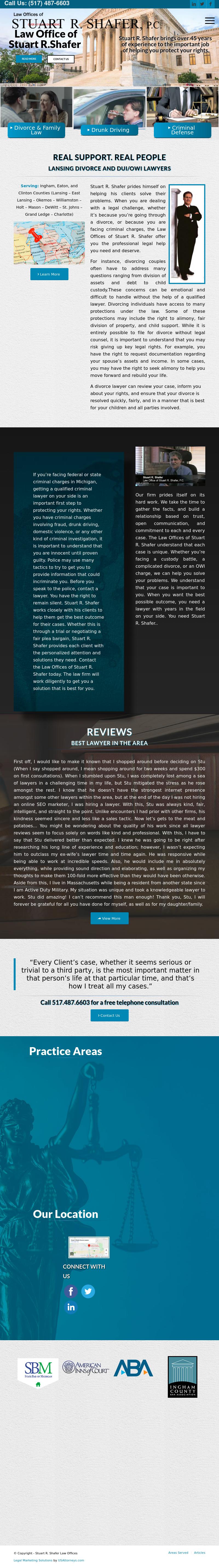 Shafer Stuart R PC - Lansing MI Lawyers