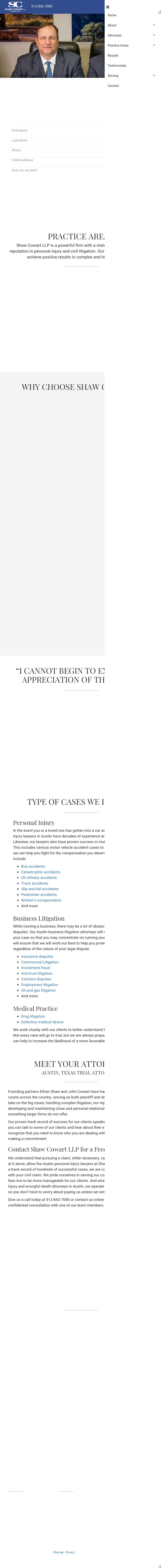 Shaw Cowart LLP - Austin TX Lawyers