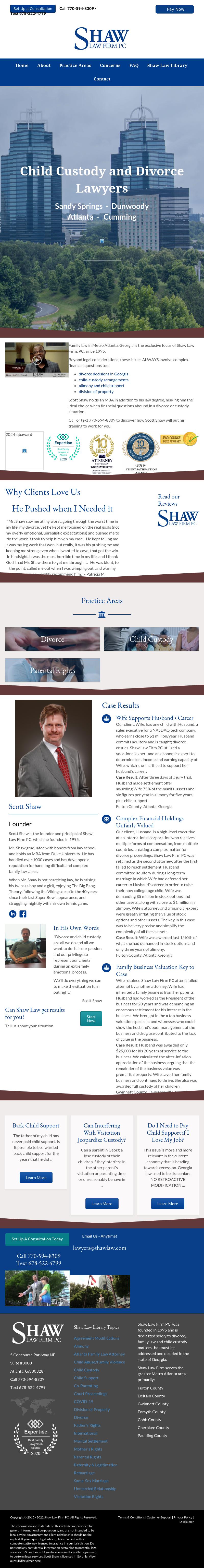 Shaw Law Firm, LLC - Atlanta GA Lawyers