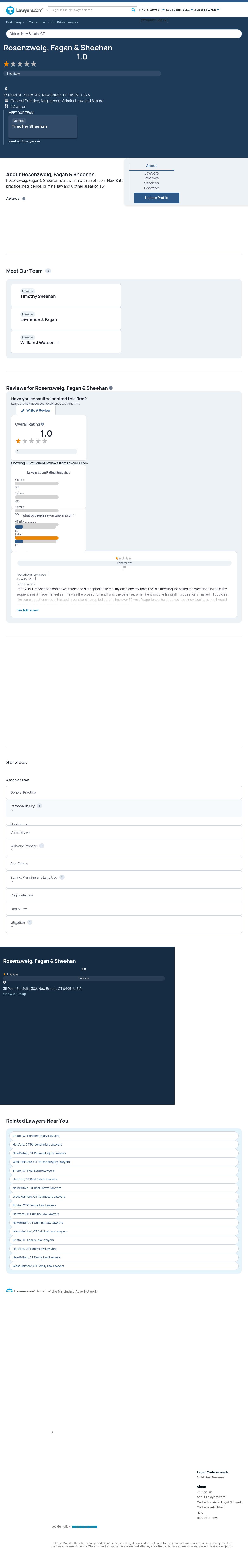 Sheehanwatson & Maluszewski - Hartford CT Lawyers