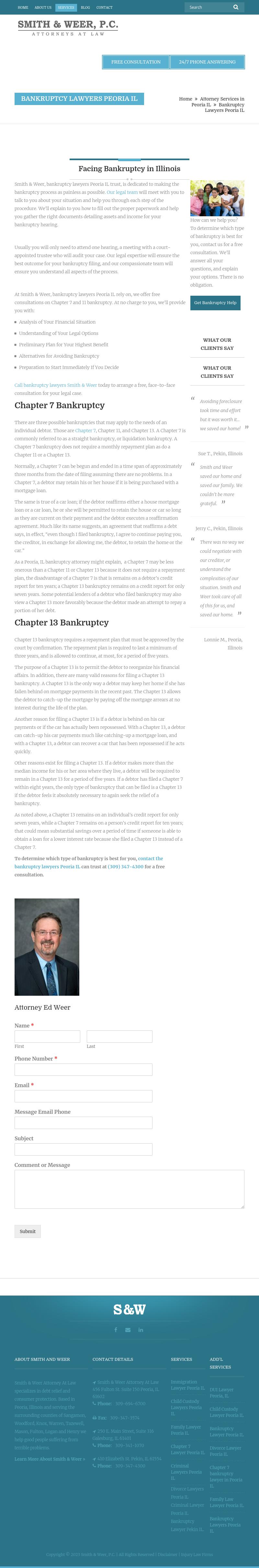 Smith & Weer, P.C. - Pekin IL Lawyers