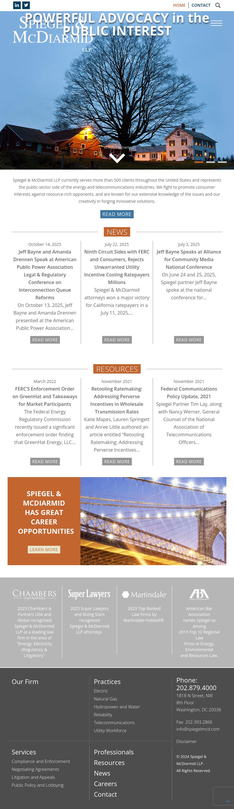 Spiegel & McDiarmid LLP - Washington DC Lawyers