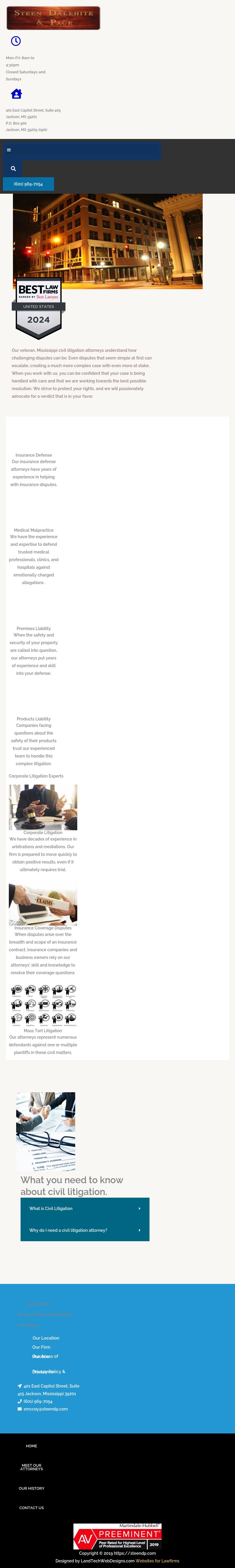 Steen Dalehite & Pace - Jackson MS Lawyers