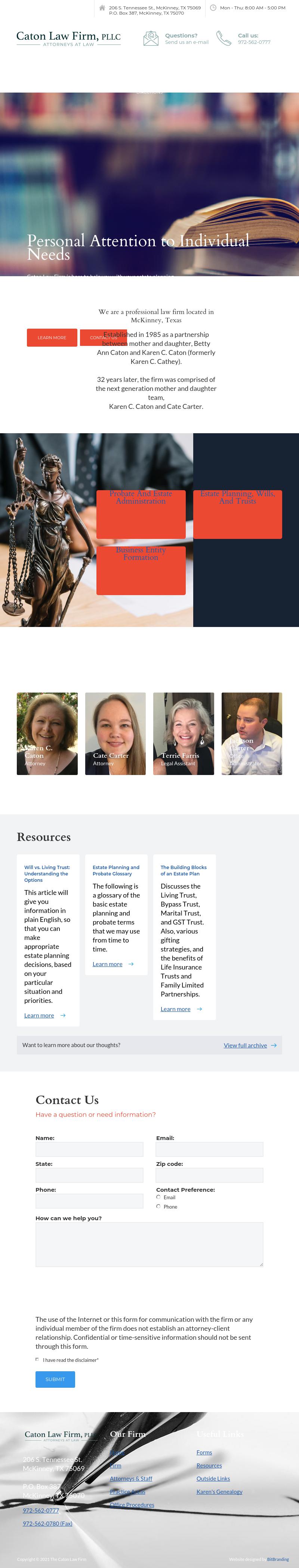 The Caton Law Firm PLLC - McKinney TX Lawyers