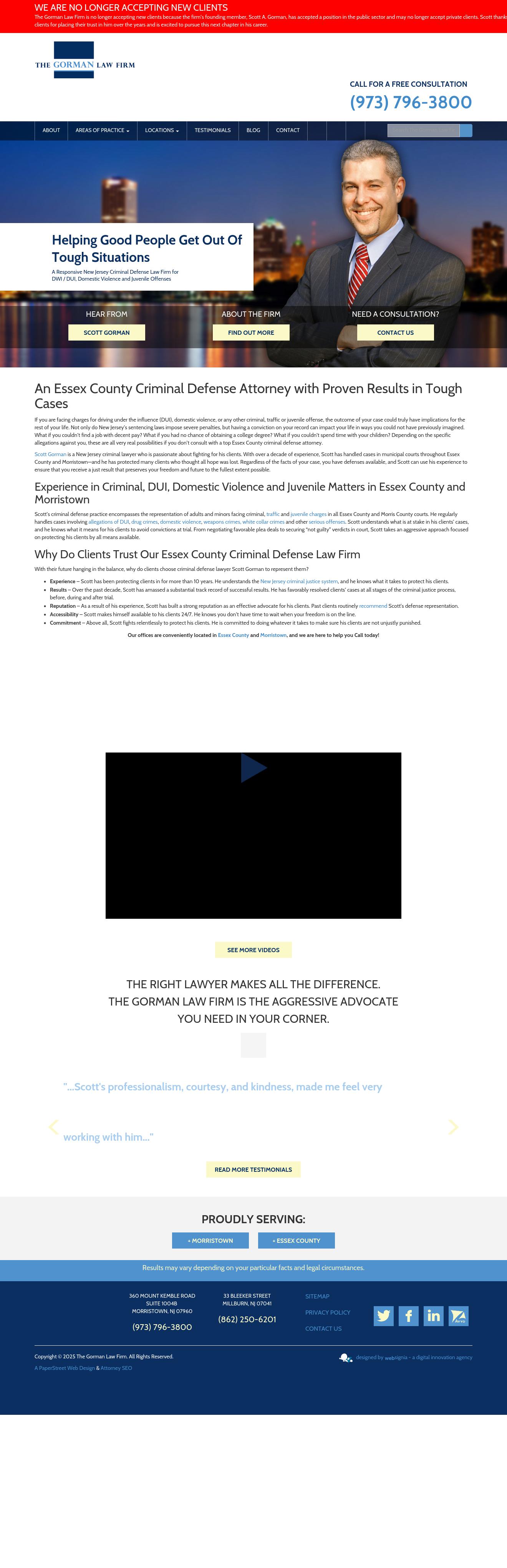 The Gorman Law Firm - Hackensack NJ Lawyers