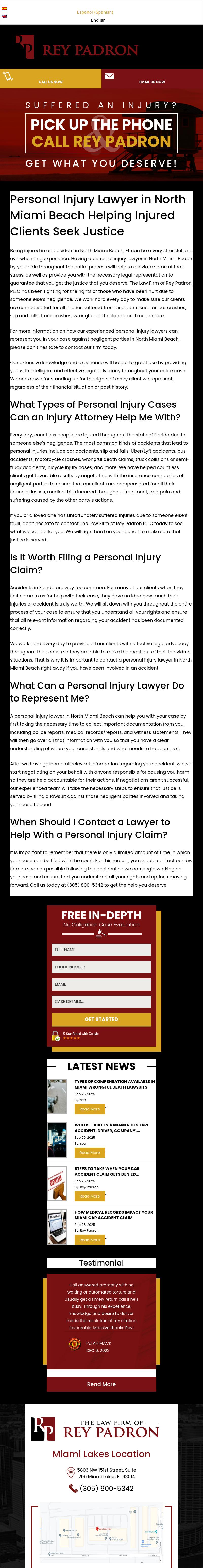 The Law Firm of Rey Padron, PLLC - North Miami Beach FL Lawyers