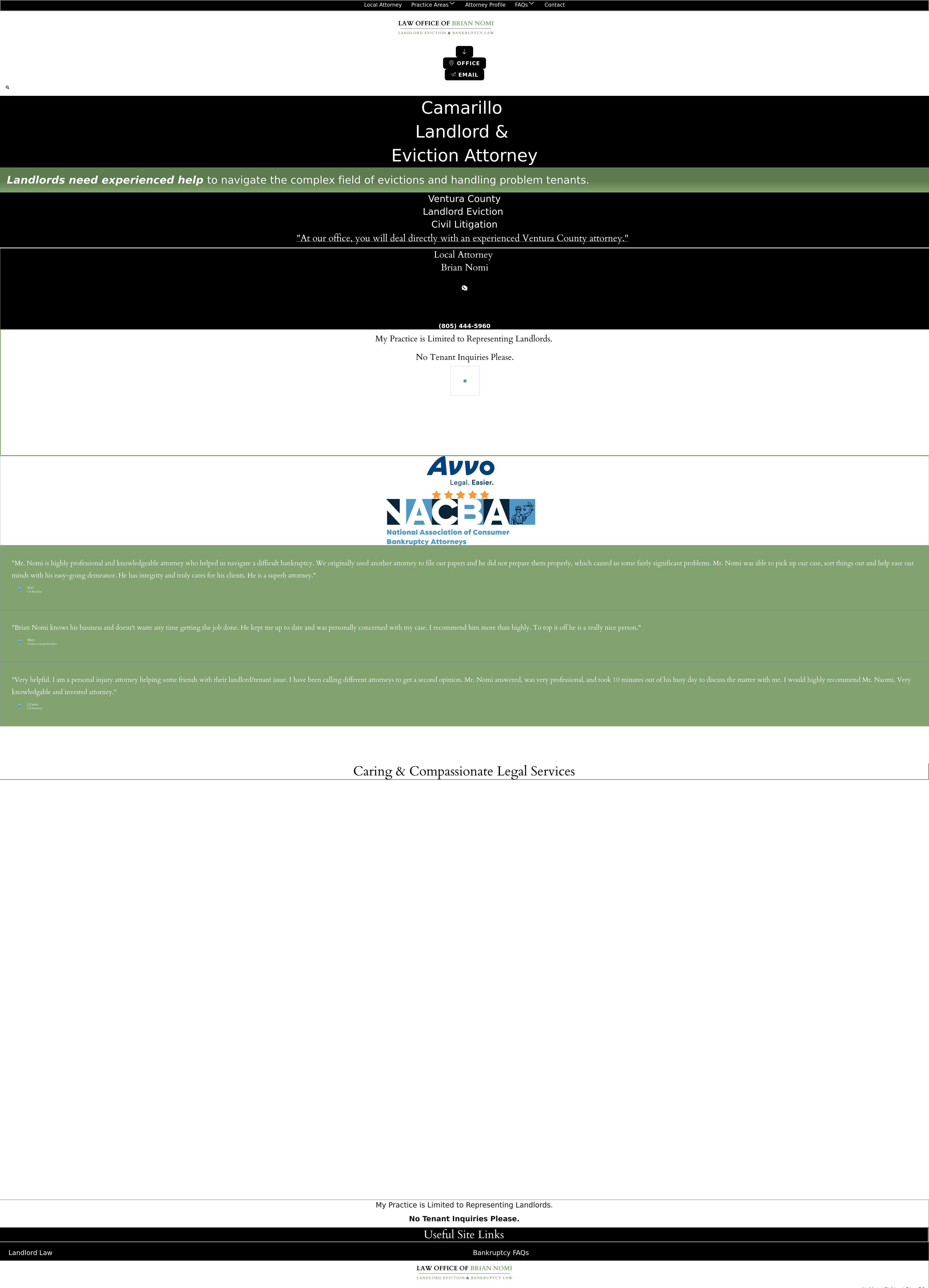 The Law Office of Brian Nomi - Camarillo CA Lawyers