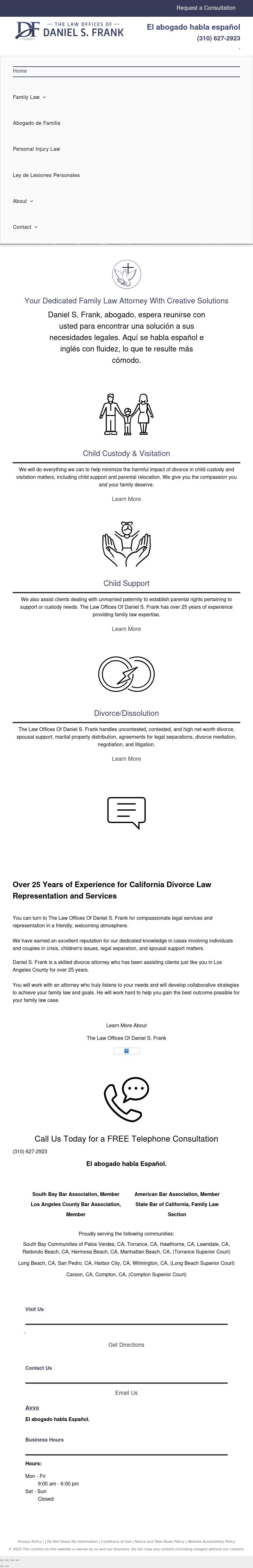 The Law Offices of Daniel S. Frank - Torrance CA Lawyers