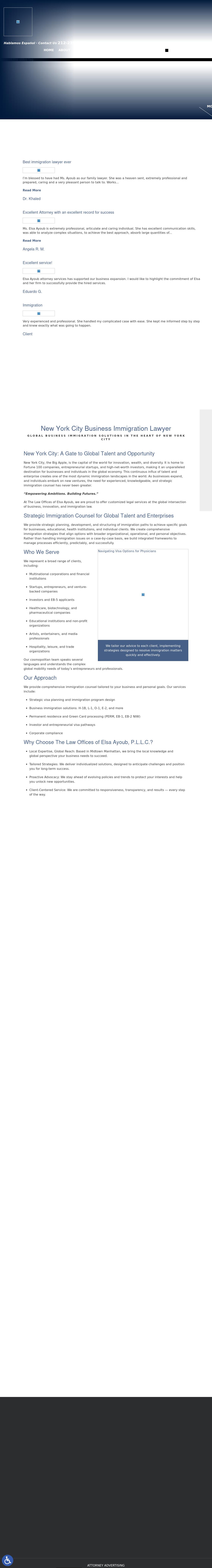 The Law Offices of Elsa Ayoub, P.L.L.C. - New York NY Lawyers