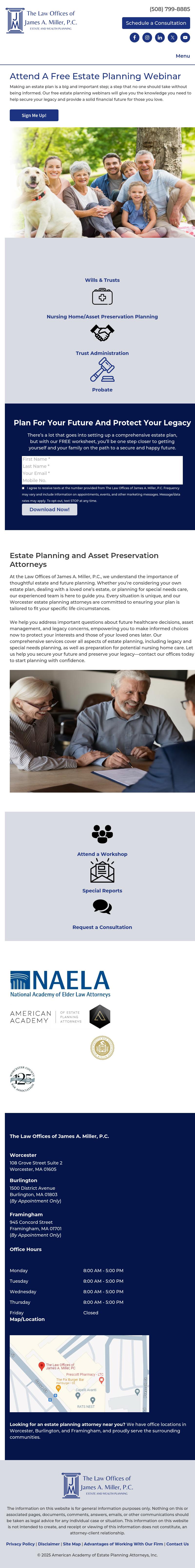 The Law Offices of James A. Miller, P.C. - Burlington MA Lawyers