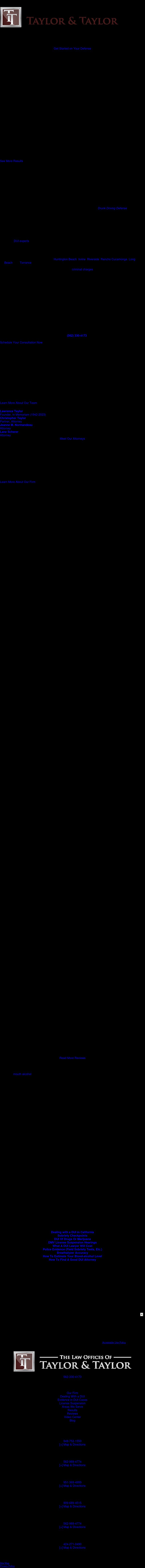 The Law Offices of Lawrence Taylor - Irvine CA Lawyers