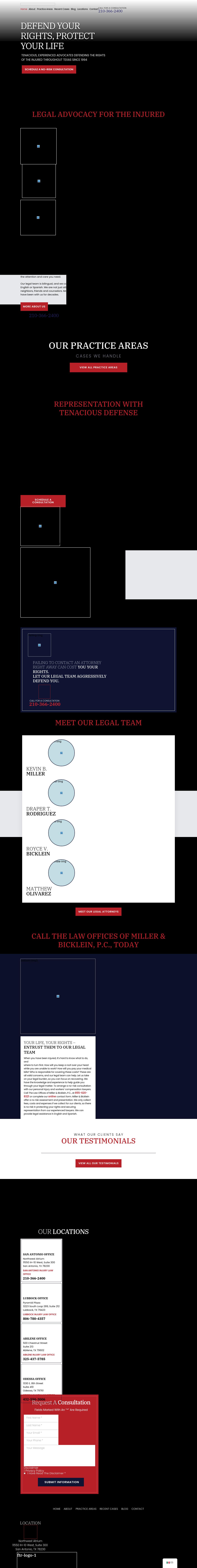 The Law Offices of Miller & Bicklein - Odessa TX Lawyers