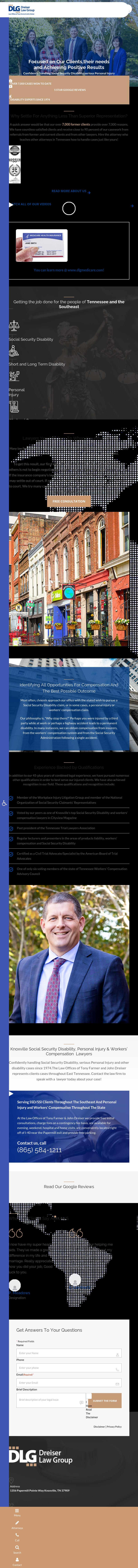 The Law Offices of Tony Farmer and John Dreiser - Knoxville TN Lawyers