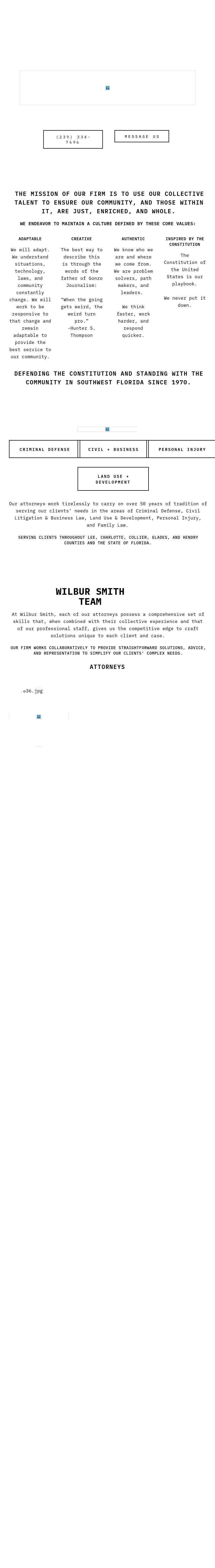 The Wilbur Smith Law Firm - Fort Myers FL Lawyers