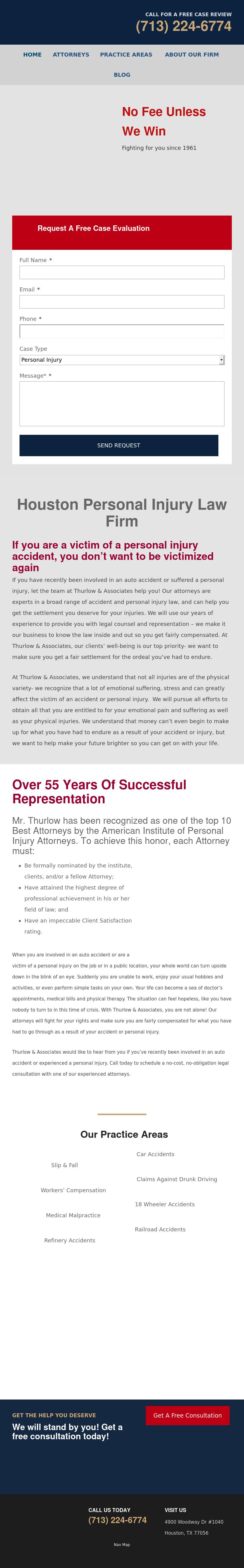 Thurlow & Associates - Houston TX Lawyers