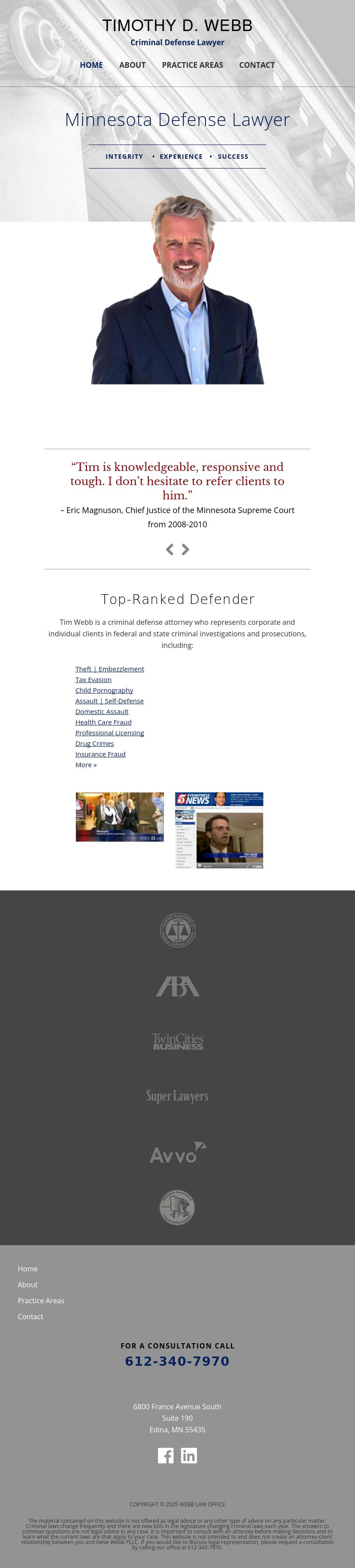 Timothy D. Webb PLLC - Minneapolis MN Lawyers