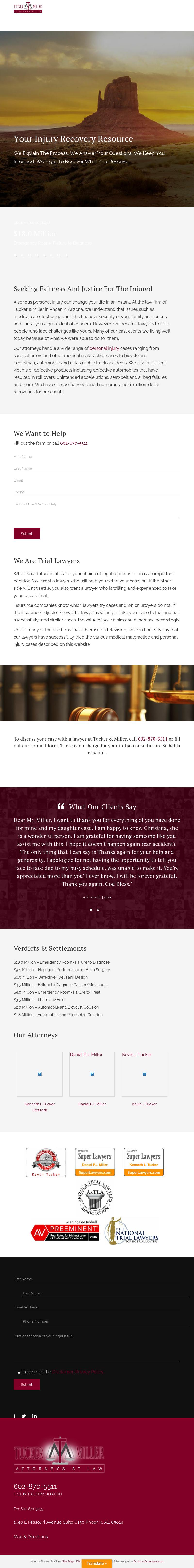 Tucker & Miller - Phoenix AZ Lawyers