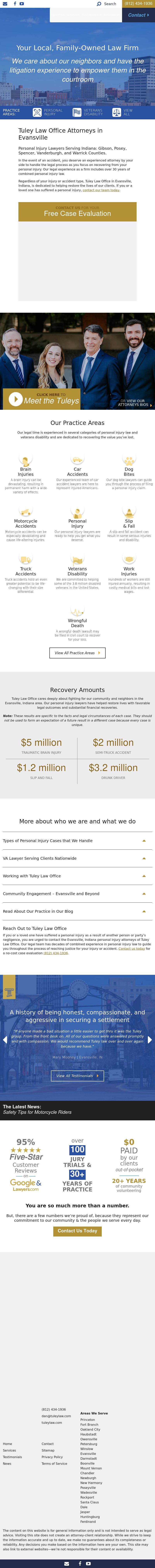 Tuley Daniel J - Evansville IN Lawyers