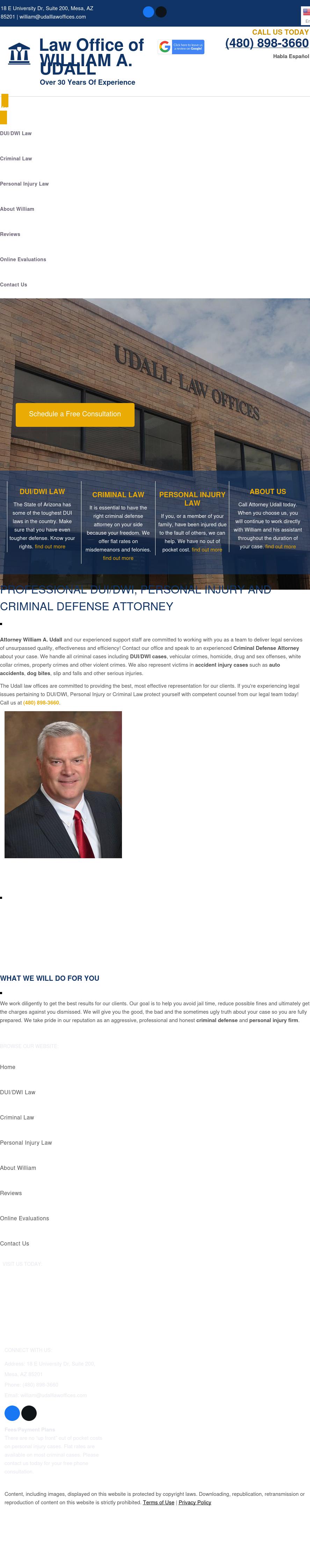 Udall Law Offices PLC - Mesa AZ Lawyers