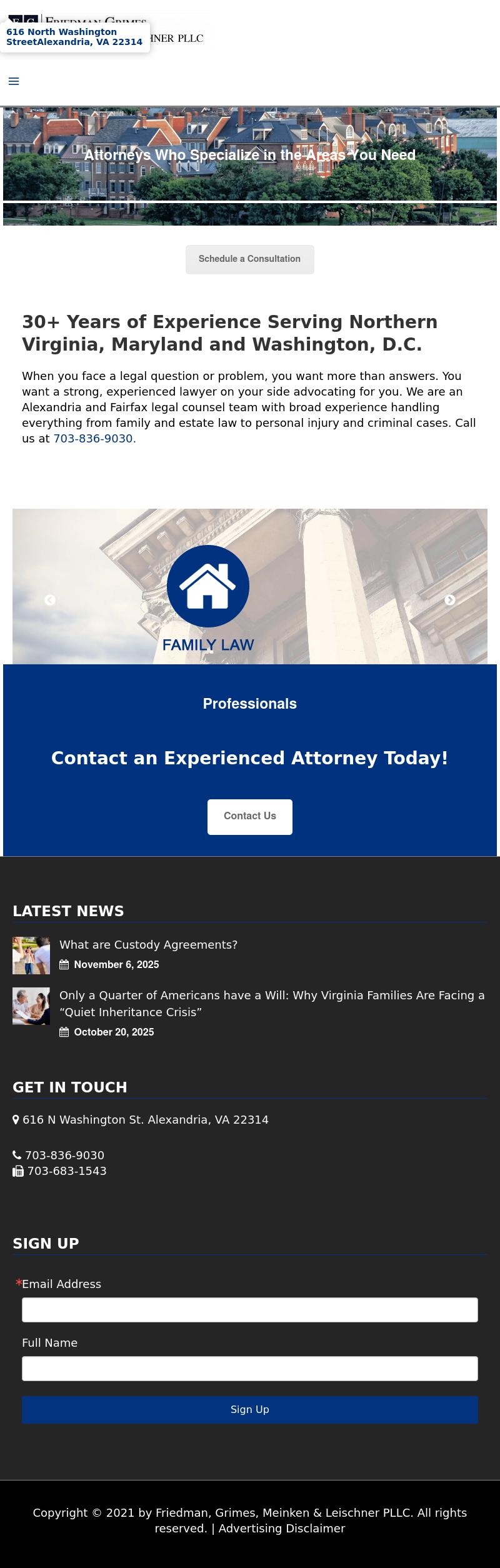 Wade, Friedman & Sutter, P.C. - Alexandria VA Lawyers