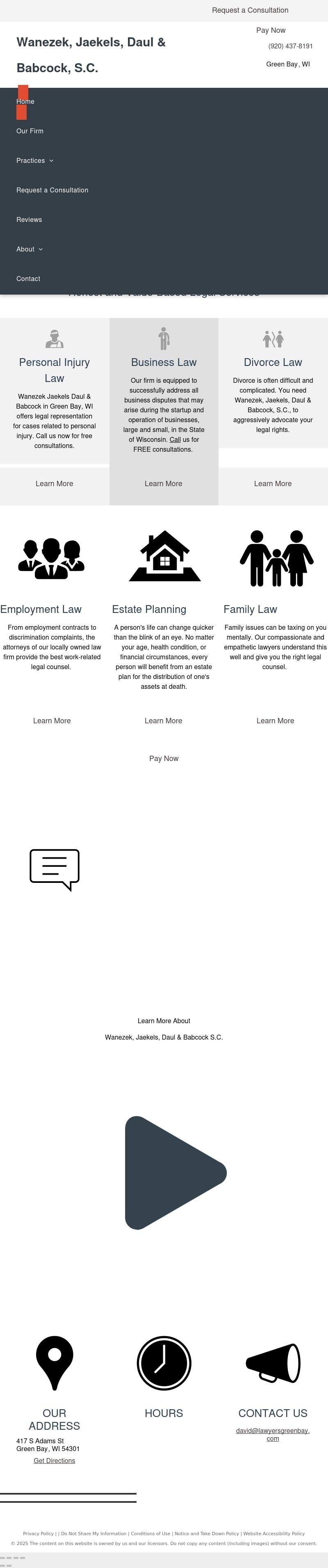 WanezekJaekels, Daul & Babcock SC - Green Bay WI Lawyers