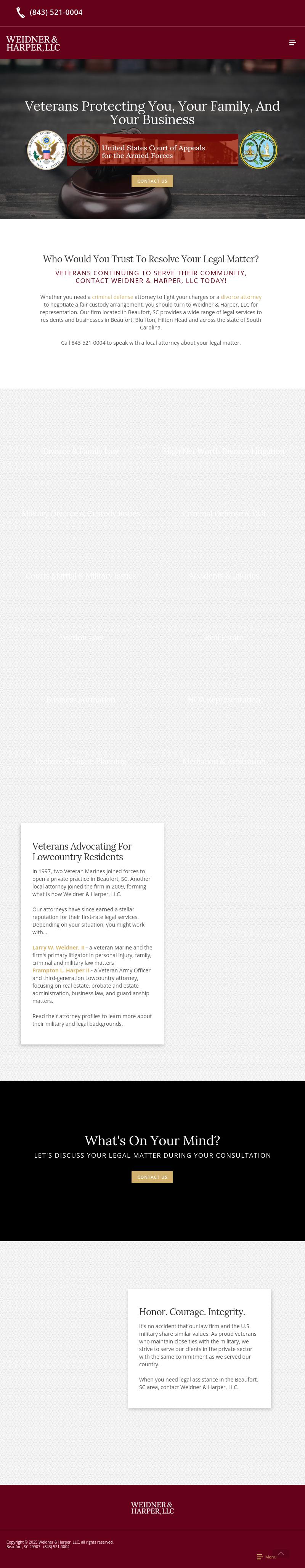 Weidner, Wegmann & Harper, LLC - Beaufort SC Lawyers