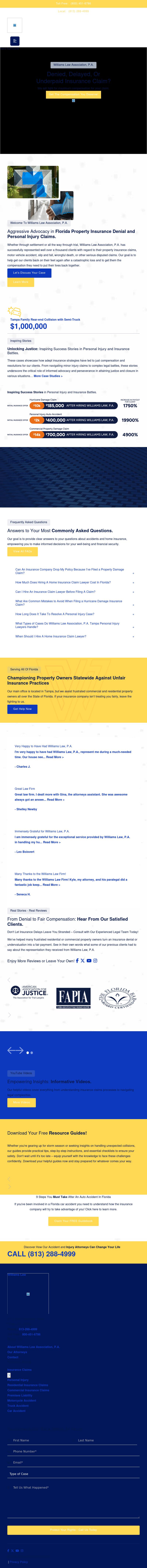 Williams Law, P.A. - Tampa FL Lawyers