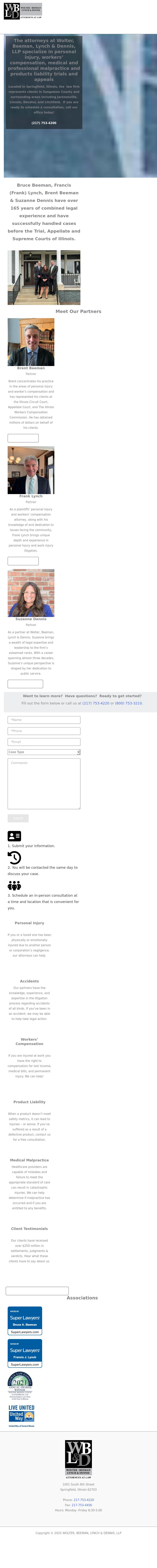 Wolter, Beeman & Lynch - Springfield IL Lawyers