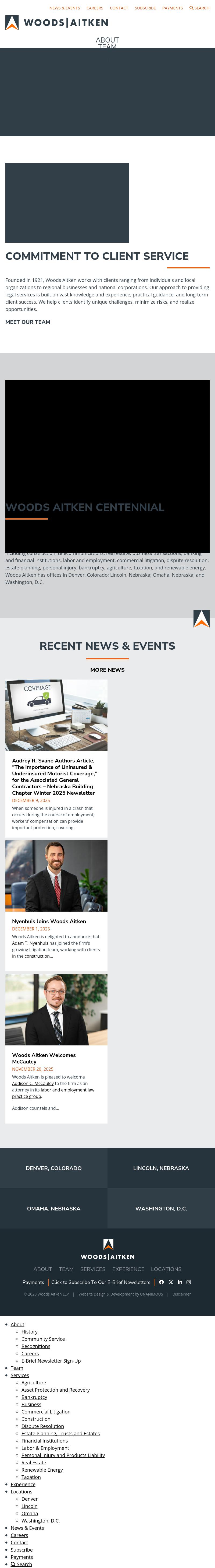 Woods & Aitken Llp - Lincoln NE Lawyers