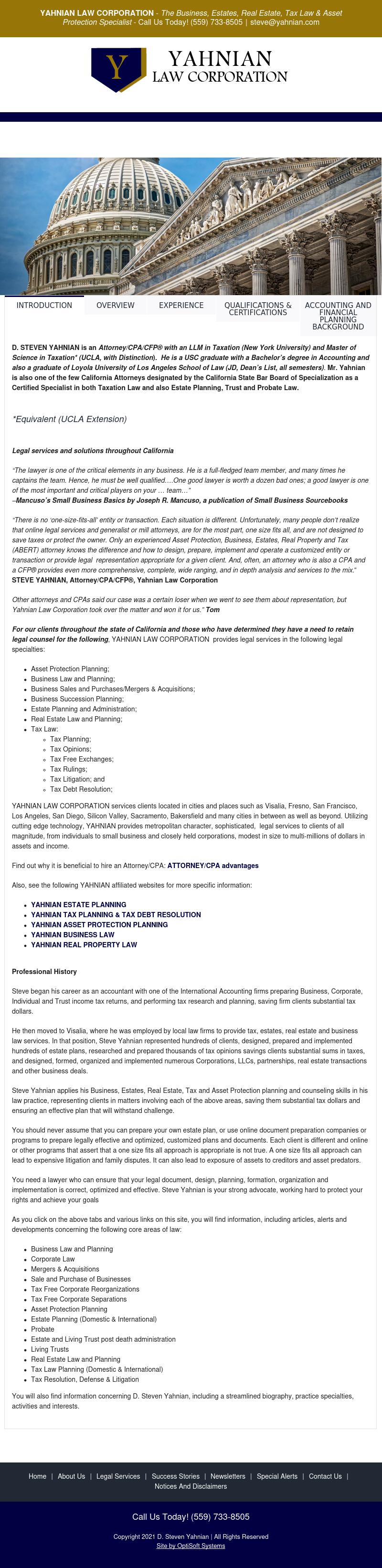 Yahnian Law Corporation - Visalia CA Lawyers