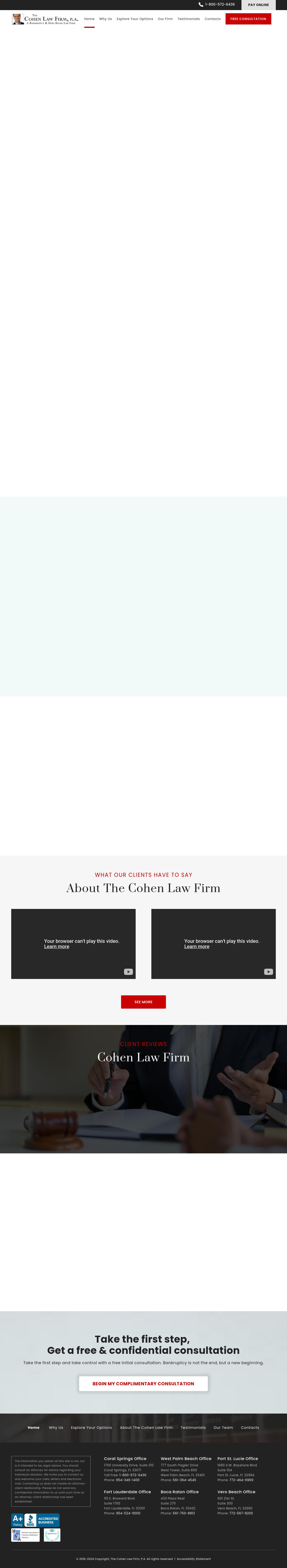 The Cohen Law Firm, P.A. - Coral Springs FL Lawyers