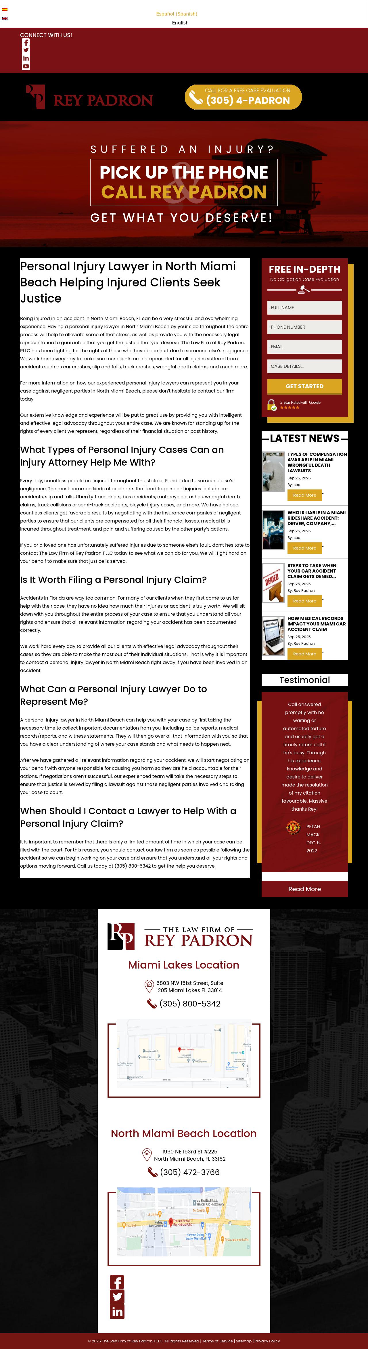 The Law Firm of Rey Padron, PLLC - North Miami Beach FL Lawyers